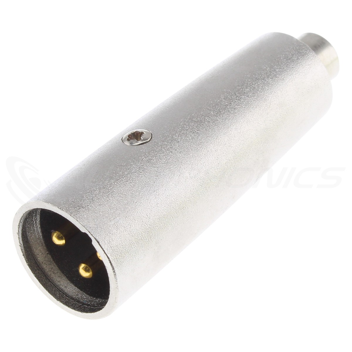 Adapter Male XLR to Female RCA Gold Plated