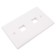 Keystone Plaque murale plastique modulaire 2 emplacements