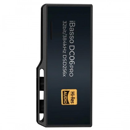 IBasso DC06Pro – DAC USB Portatile Con Doppio ES9219C, Uscita Bilanciata 4.4mm E Single-ended 3.5mm, MQA 16x, Per Audio Hi-Res Fino A 384kHz