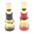 Sockets for 4mm Banana Plugs Gold-Plated (Pair)