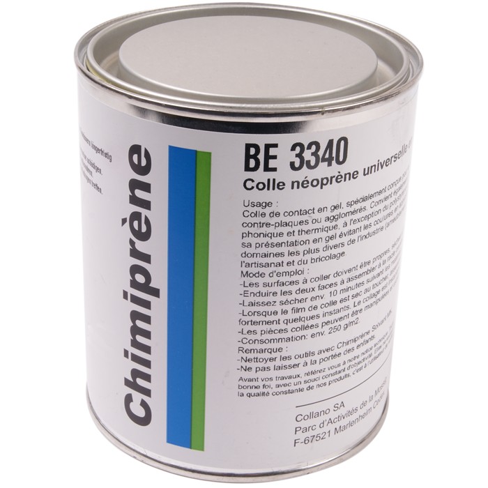 CHIMIPRENE BE 3340 Colle Néoprène pour Tissus 750ml