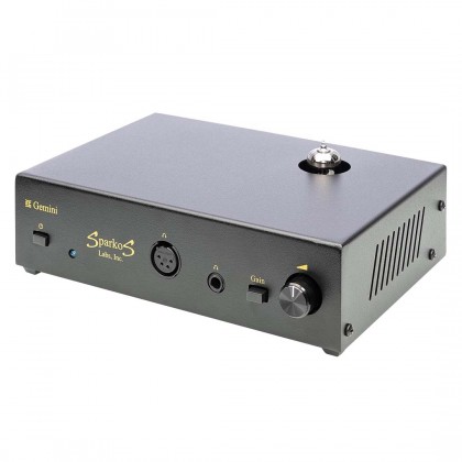 Main view of SPARKOS GEMINI headphone amplifier