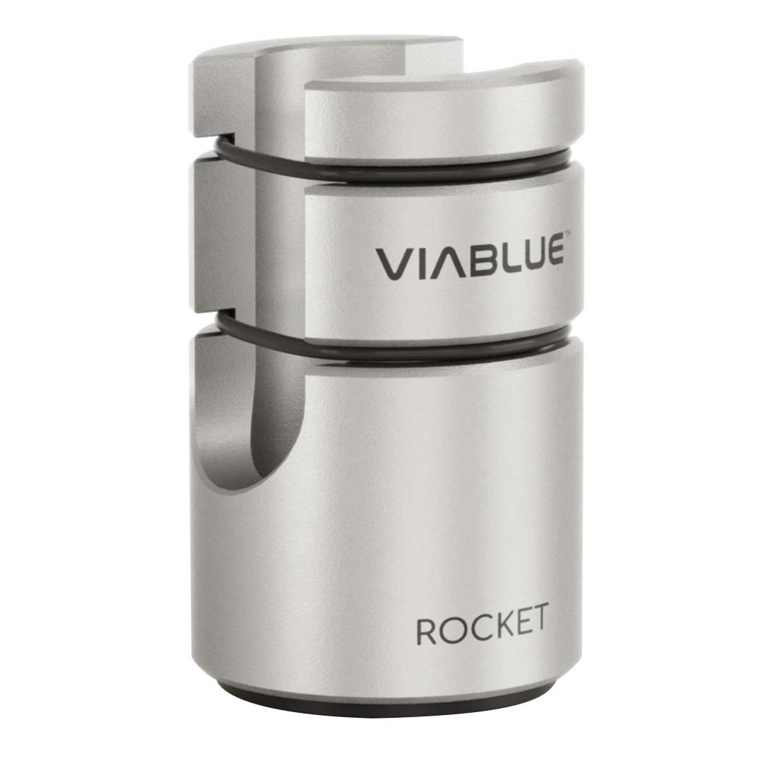 VIABLUE ROCKET Cable Holder Silver (Set x4)