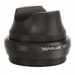 VIABLUE UFO DOME Cable holder Black (Set x4)