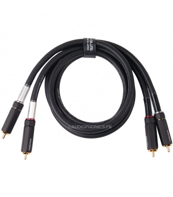 Audiophonics - FURUTECH ADL Alpha Line Plus Interconnect Cable OCC RCA  (Pair) 1m
