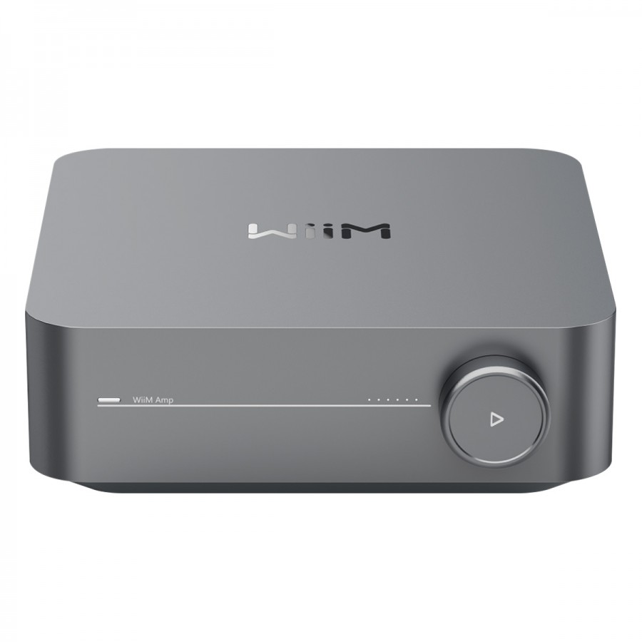 Audiophonics - WIIM AMP TPA3255 Class D Stereo Amplifier WiFi DLNA AirPlay  2 Chromecast Bluetooth 5.0 2x100W 4 Ohm Grey