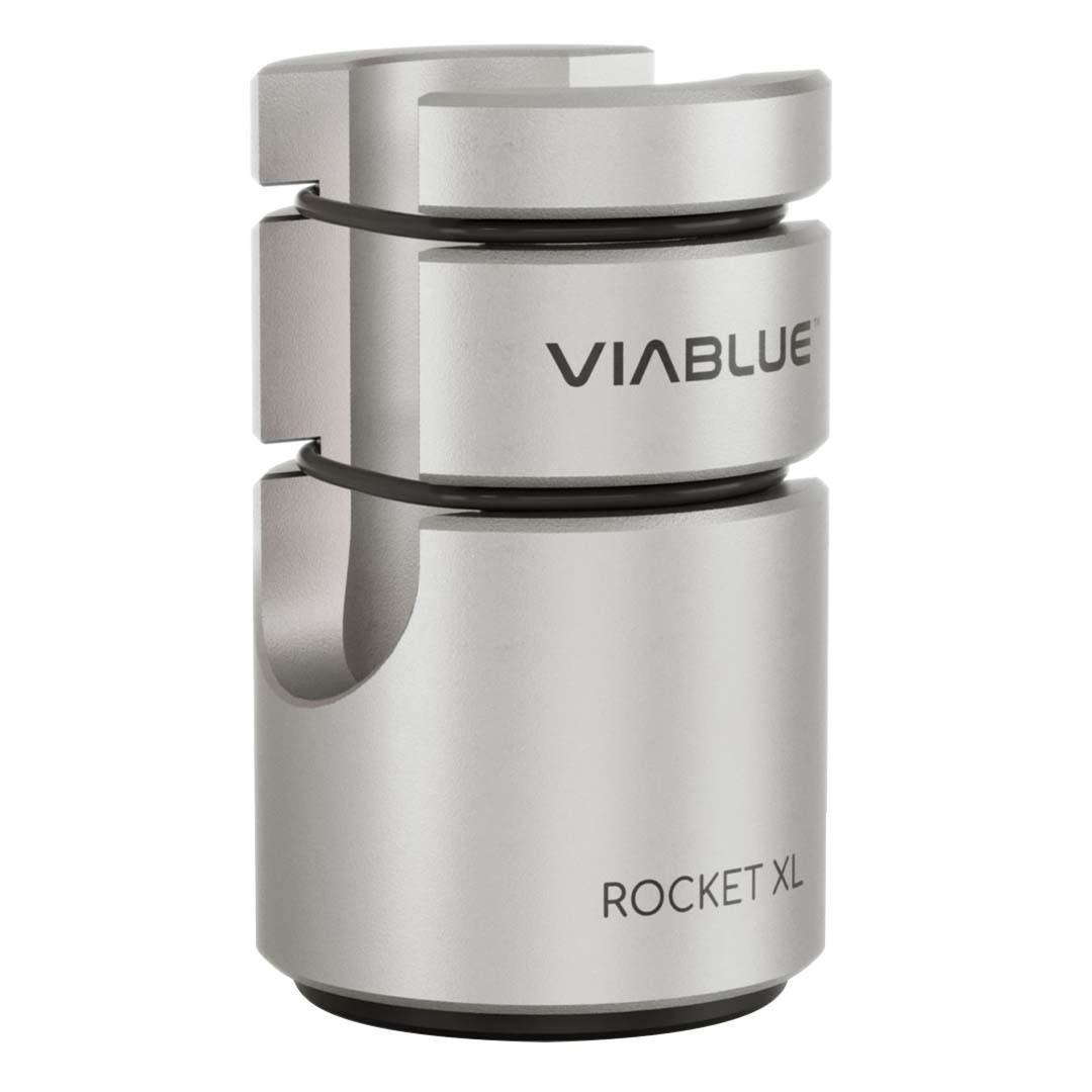 VIABLUE ROCKET XL Cable Holder Silver (Set x8)