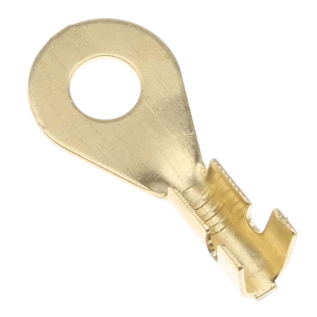 Ring Crimp Terminal Gold-Plated Ø4mm (x10)