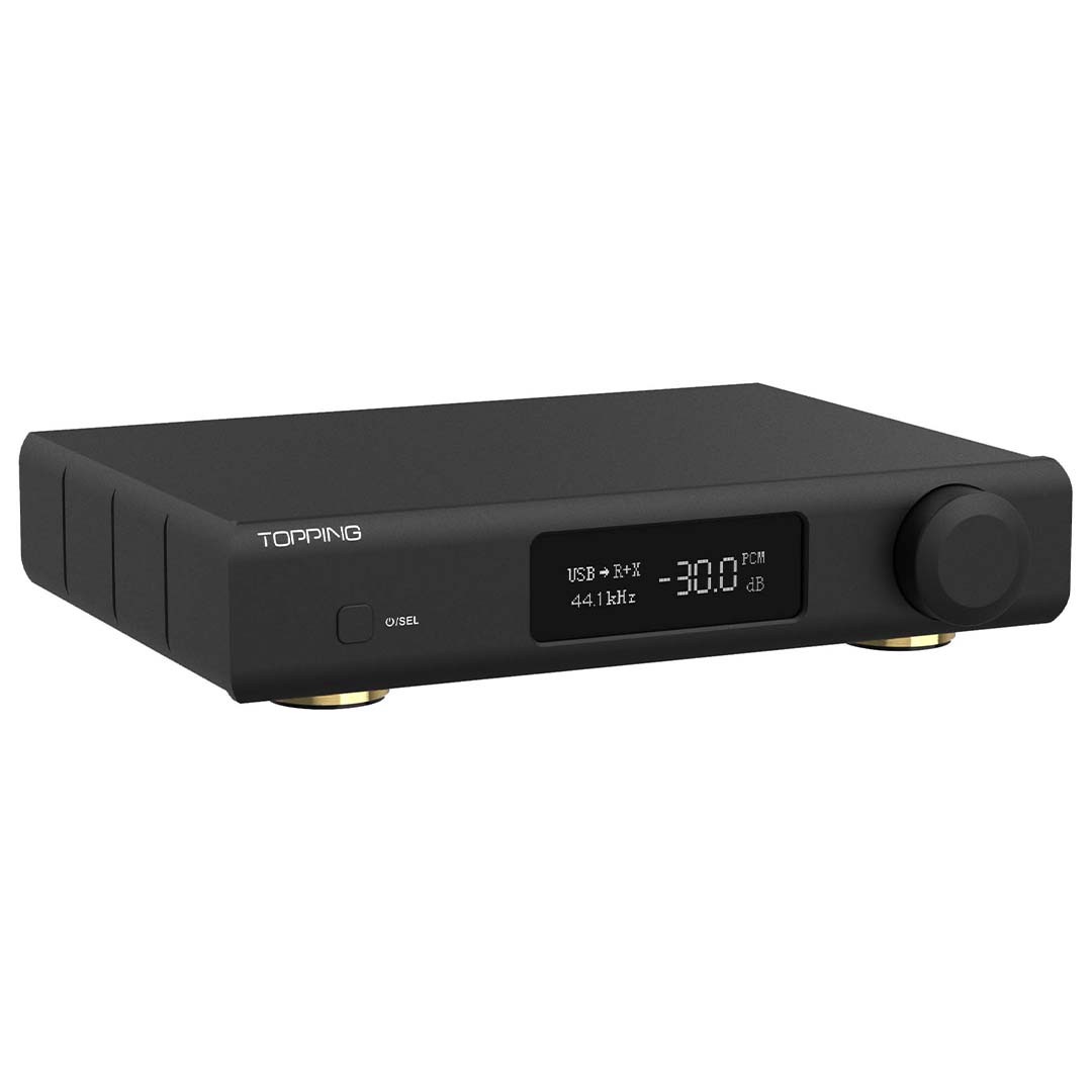 TOPPING D90 III SABRE Balanced DAC 2x ES9039SPro Bluetooth 5.1 32bit 768kHz DSD512 MQA Black