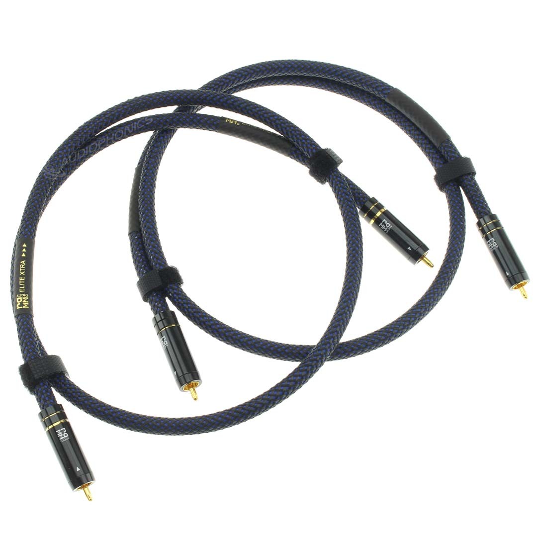 RAMM AUDIO ELITE-XTRA Interconnect Cables RCA-RCA OCC Cryo Copper Gold-plated 1m (Pair)