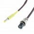 Power Cable GX16 to Jack DC multi-ended 5.5/2.5mm and 5.5/2.1mm 1m
