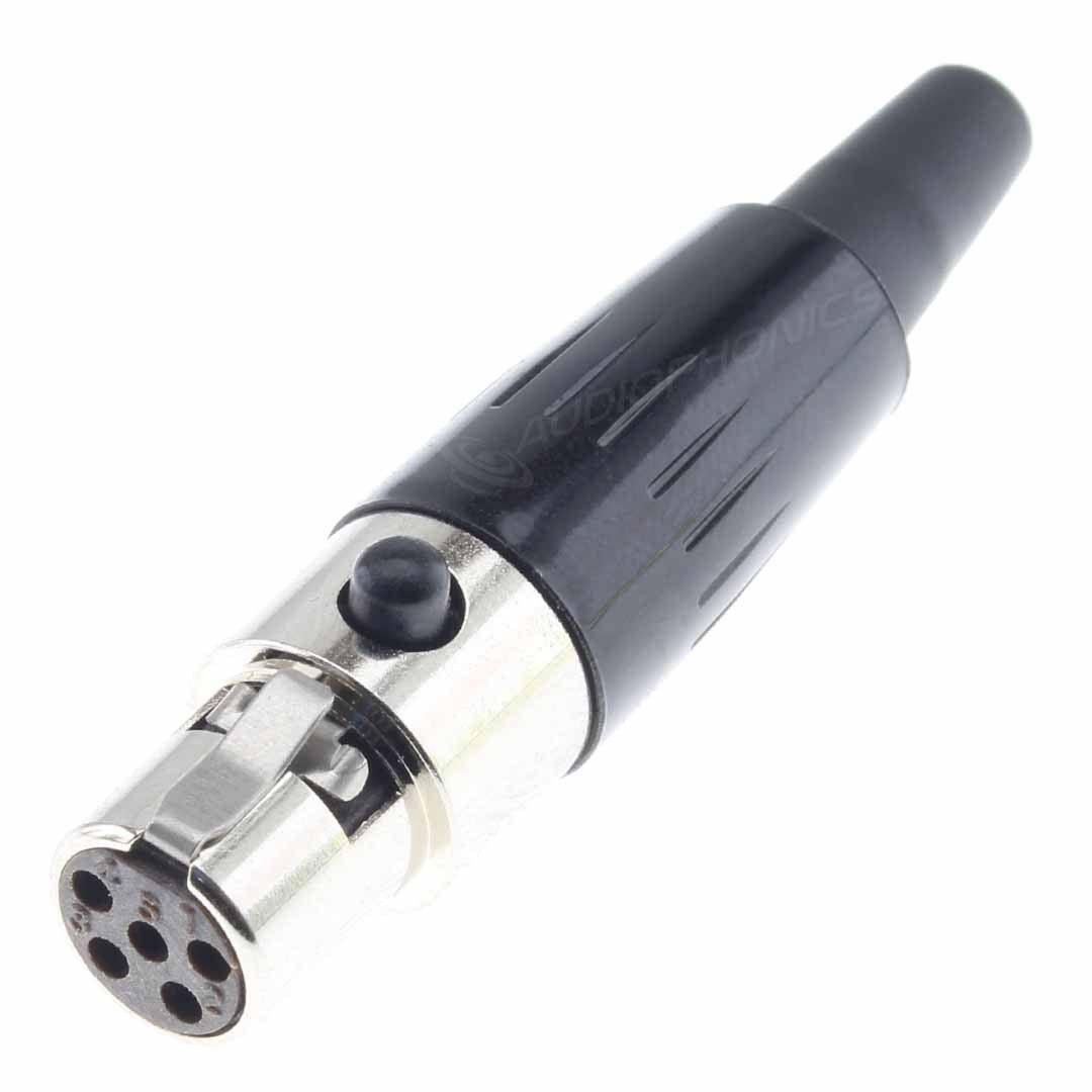 HICON HI-XMCF5 Connecteur Mini-XLR Femelle 5 Pôles Ø3.5mm (Unité)