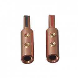 ELECAUDIO TE-BS50NP Banana Plug Tellurium Copper Ø5mm (La paire)
