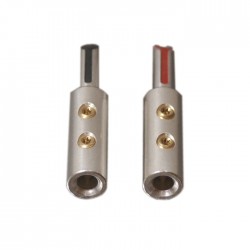 ELECAUDIO TE-BS50AG Banana Plug Tellurium Copper Ø5mm (La paire)