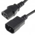 IEC C13 to IEC C14 Power Cable Extension 3x0.75mm² 0.5m