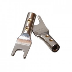 ELECAUDIO TE-FS50AG Spade Plug Tellurium Copper Ø5mm (La paire)