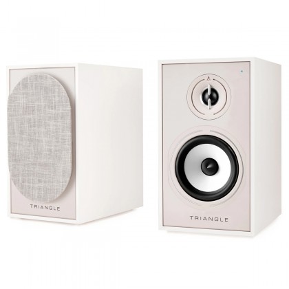 TRIANGLE BOREA BR02 CONNECT Active Bookshelf Speakers Bluetooth 5.0 aptX HD 2x50W Cream (Pair)