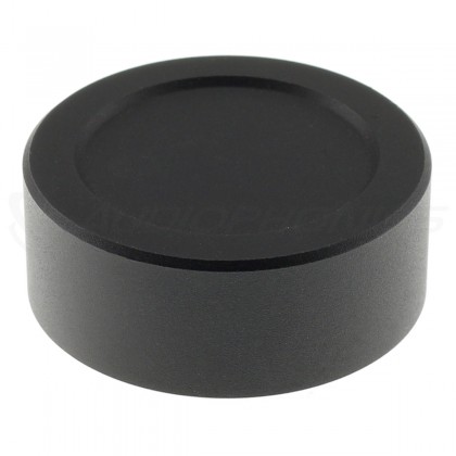 Aluminum Button D Shaft 35mm Ø6mm Black