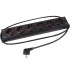 MultiPrise 6 Ports Professional Quality 1.5m Black