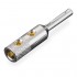 VIBORG VB401R Pure Copper Banana Plug Silver / Rhodium Ø5mm (Set x4)