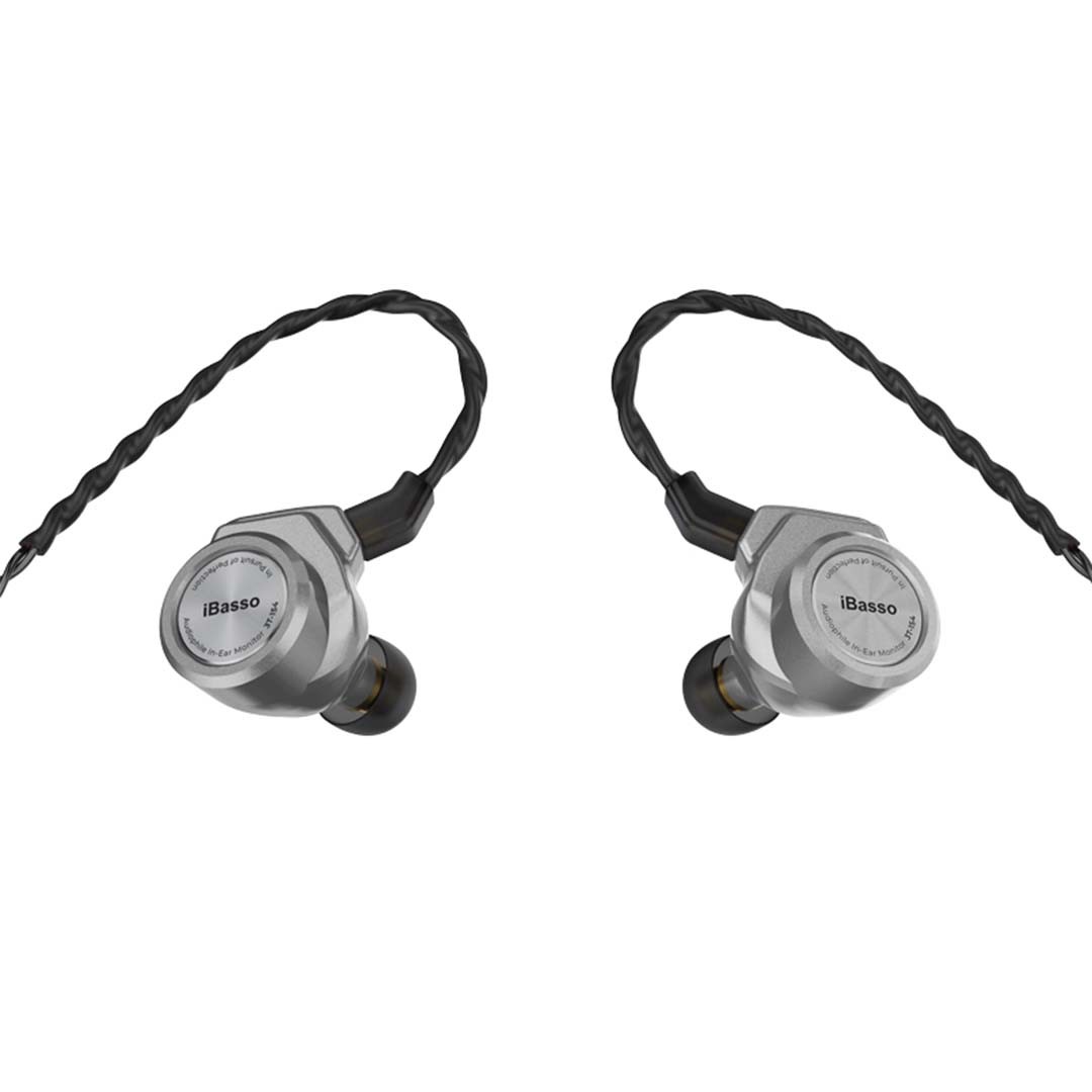 IBASSO 3T-154 Écouteurs Intra-Auriculaire IEM Driver Dynamique 116dB 16 Ohm 7Hz-41kHz Argent