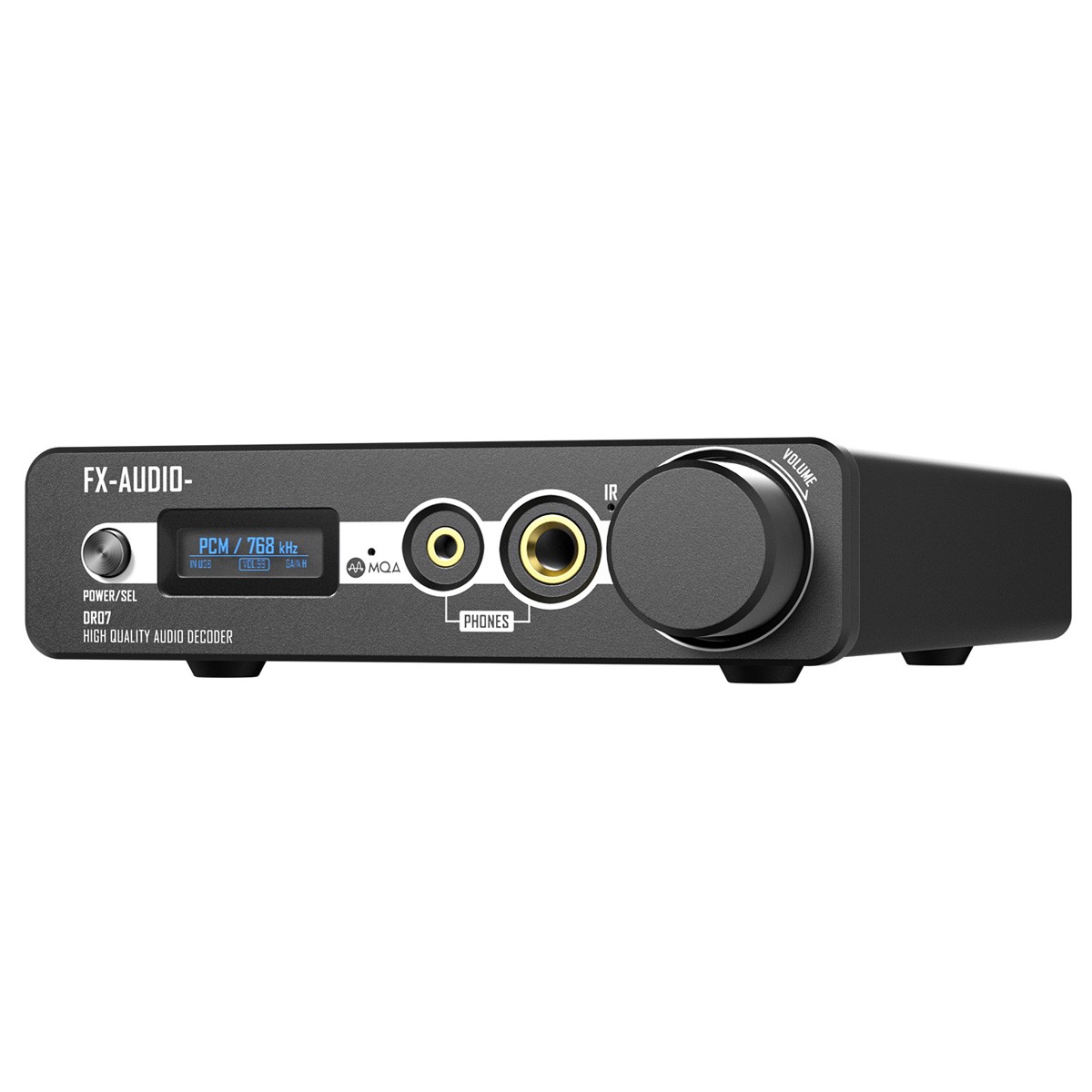 FX-AUDIO DR07 DAC 2x AK4493 Amplificateur Casque XMOS XU316 Bluetooth 5.1 QCC5125 32bit 768kHz DSD512