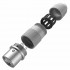 VIBORG XF-204R Connecteur XLR Femelle 4 Pôles Cuivre Pur Plaqué Rhodium Ø11mm (Unité)