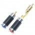 ATAUDIO AT-FR008 Connecteurs RCA Mâle Ø6mm (La paire)