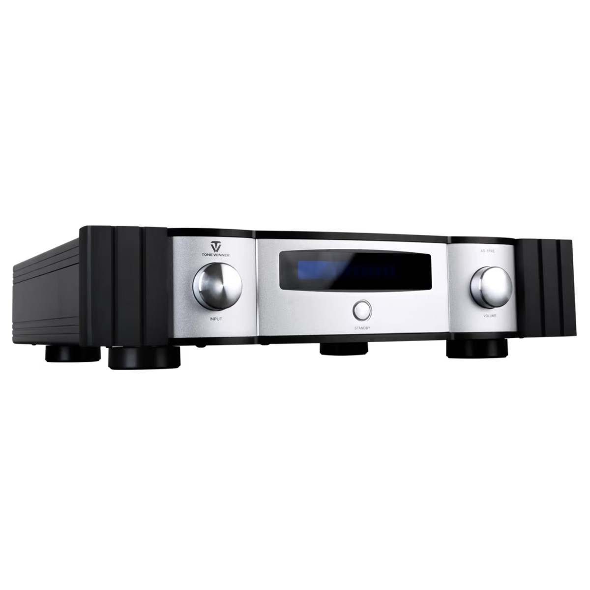 TONEWINNER AD-1PRE+ Préamplificateur Class AB DAC ES9038 32bits 768kHz DSD512 Argent