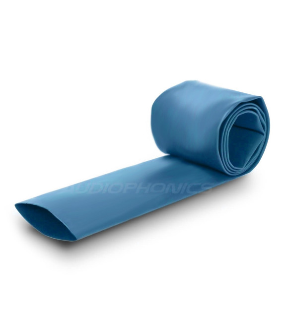 1 Mètre De Gaine Thermorétractable Bleue 1 Mm - Marque Woer - Envoi Inclus