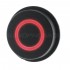 Bouton Poussoir avec Cercle Lumineux Rouge 12V 0.5A Ø15mm Noir
