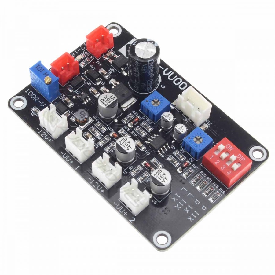 Carte Pilote Pour Compteur VU - Panneau Rétroéclairage Réglable - Alimentation 12-18V DC/AC - Dimensions 74x50 Mm
