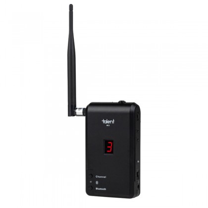 TALENT MC3 Transmetteur audio portable pour casque Silent disco UHF/RF