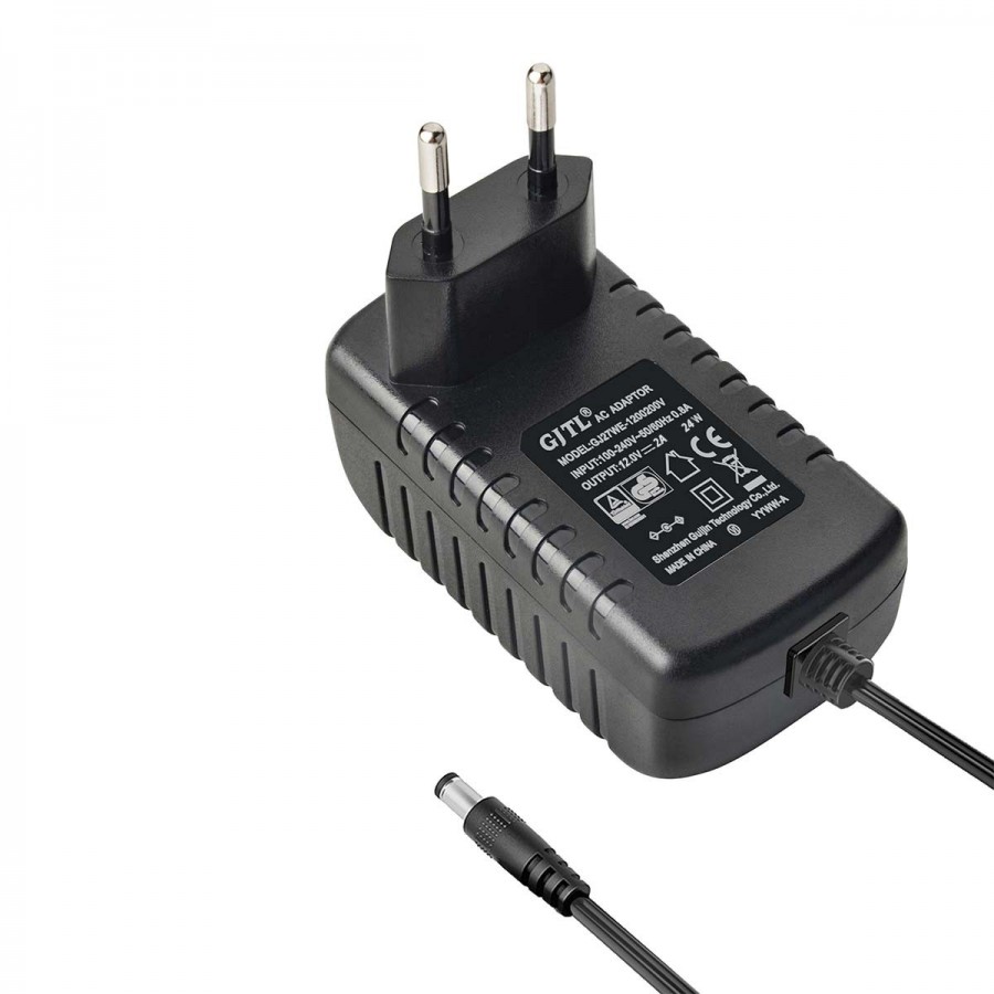thumbnail interactive-video image 1 of Universal AC To DC Power Adapter - 110-240V AC Input, 5V 1A DC Output 1 of 6
