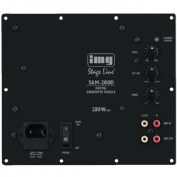 MONACOR SAM-200D Module actif Subwoofer Digital 280W 4 Ohms