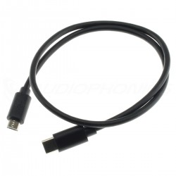 USB-C to Micro USB Cable Black 50cm