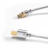 DD TC07BC USB-B to USB-C cable Pure Silver / OFC Copper OTG 50cm