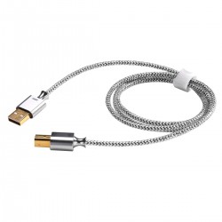 DD TC07BA USB-B to USB-A cable Pure Silver / OFC Copper OTG 50cm