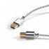 DD TC07BA USB-B to USB-A cable Pure Silver / OFC Copper OTG 50cm