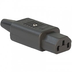 SCHURTER 4782 IEC C13 Connector RoHS 3x2.5mm² Ø8.5mm