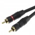 RCA Y Adapter Cable 2x RCA Male to 1x RCA Female 15cm