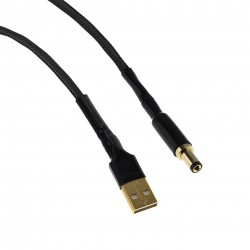 XANGSANE DC05 Câble Alimentation USB-A vers Jack DC 2.1mm Plaqué Or 0.5m
