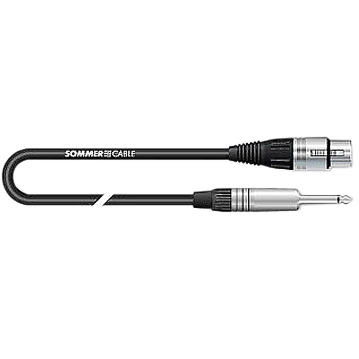 NEUTRIK STAGE 22 Female XLR to Male Mono Jack 6.35mm Cable 50cm