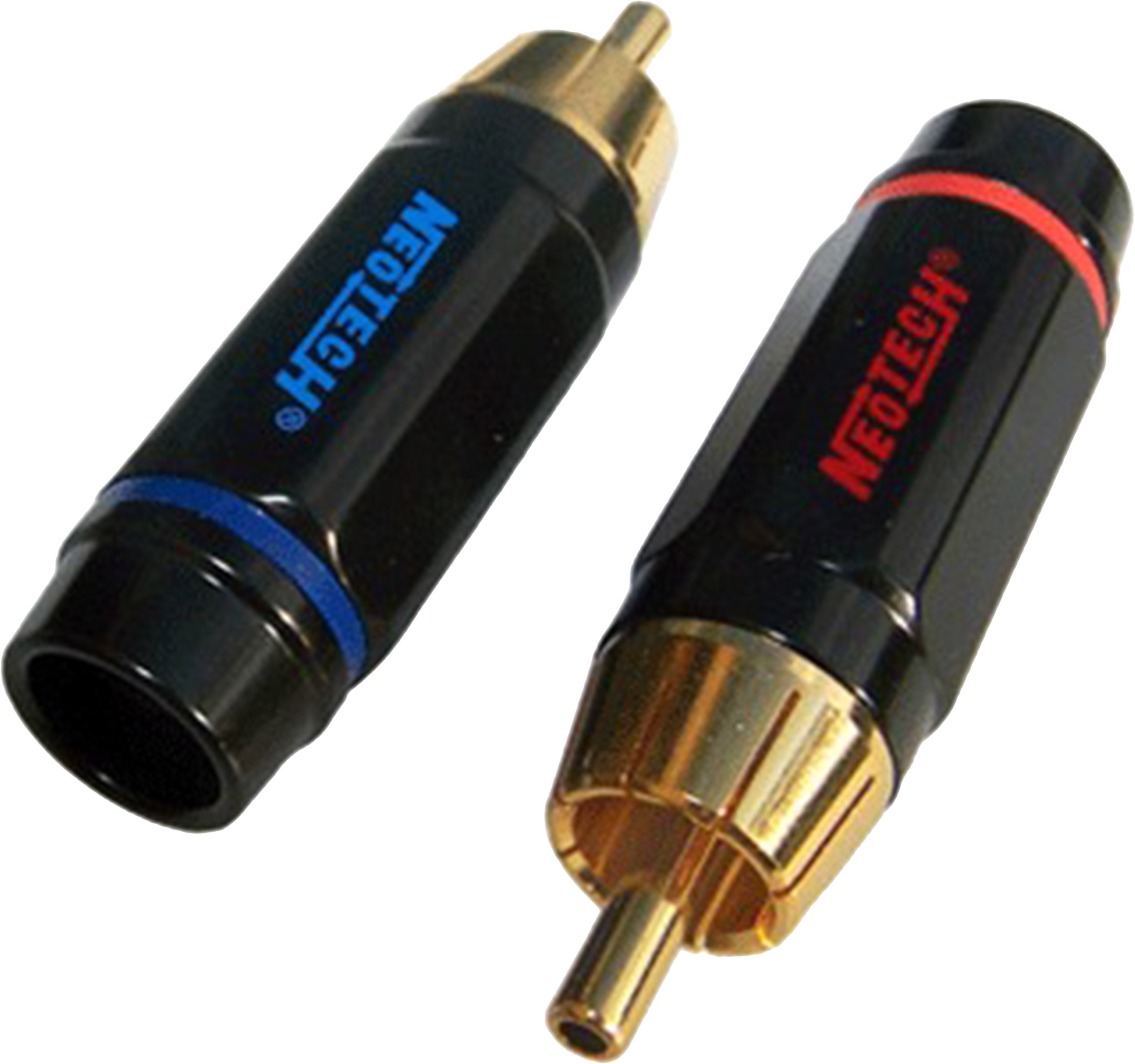 NEOTECH DG-202 RCA Connectors Plug OFC Copper Gold Plated Ø9mm (Set x4)