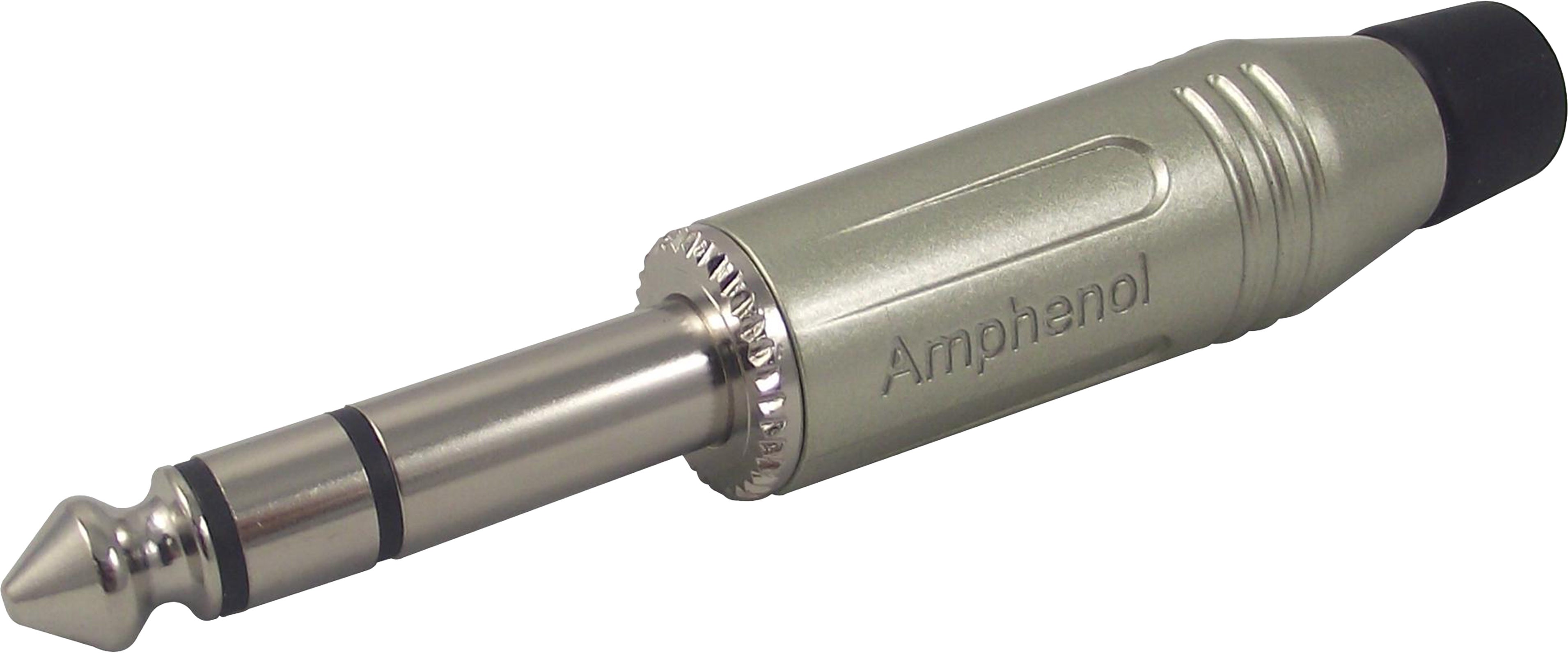 AMPHENOL ACPS-GN Male Stereo Jack 6.35mm Connector Ø7mm