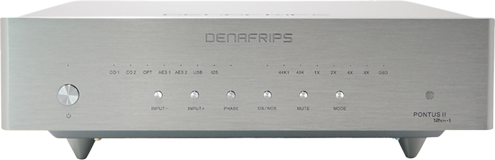 DENAFRIPS PONTUS II 12TH-1 DAC R2R NOS Symétrique 1536kHz DSD1024 Argent
