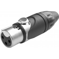 AMPHENOL AXX3F Female 3 Poles XLR Connector Ø8mm