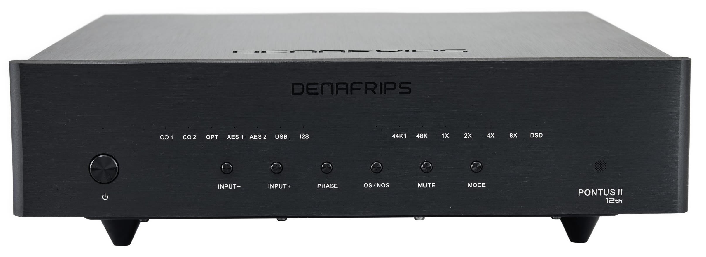 DENAFRIPS PONTUS II 12TH-1 DAC R2R NOS Balanced 1536kHz DSD1024 Black