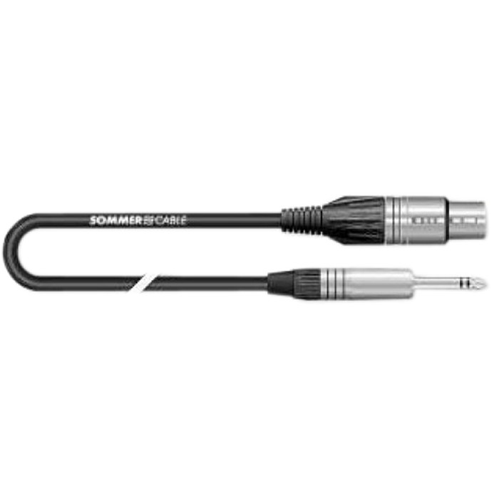 NEUTRIK STAGE 22 - Female XLR cable to stereo jack 6.35mm 2.5m