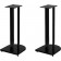 DE CONTI TRIO N60 Speaker Stands Black (Pair)